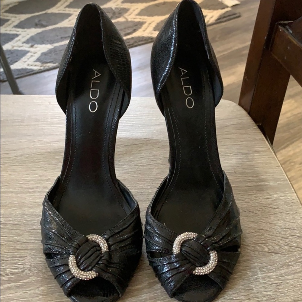 Aldo black heels